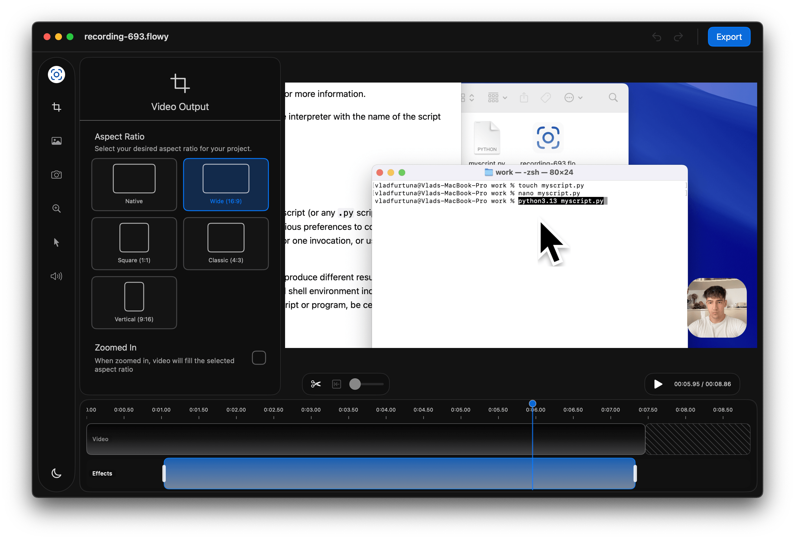Automatic Effects Features